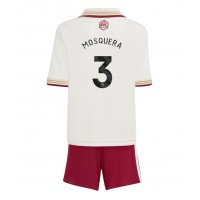 Arsenal Cristhian Mosquera #3 Tretí Detský futbalový dres 2025-26 Krátky Rukáv (+ trenírky)
